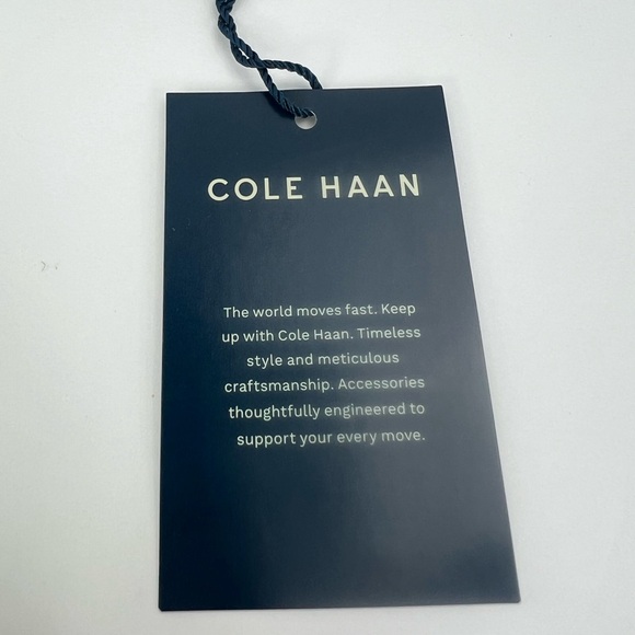 COLE HAAN QUILTED LADIES LEATHER GLOVES, MEDIUM SIZE, BRITISH TAN COLOR - Picture 9 of 11